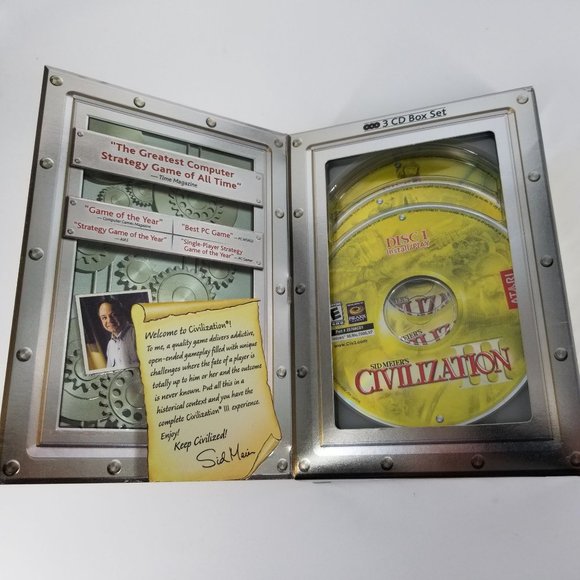 Civilization III Complete Windows PC CD Rom Game Build Explore Conquer Lead - Picture 2 of 11